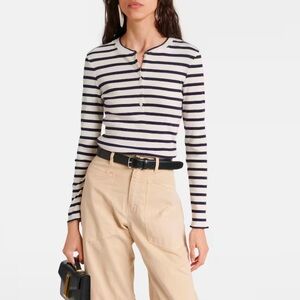 NWT Nili Lotan Jordan Henley Shirt